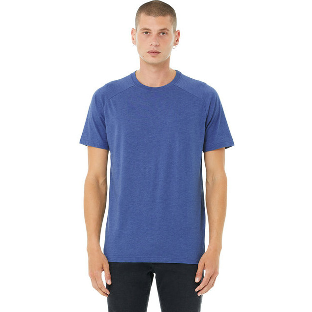 Bella + Canvas 3201 Mens Heather CVC Raglan T-Shirt