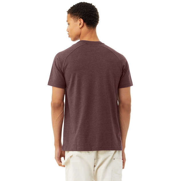 Bella + Canvas 3201 Mens Heather CVC Raglan T-Shirt