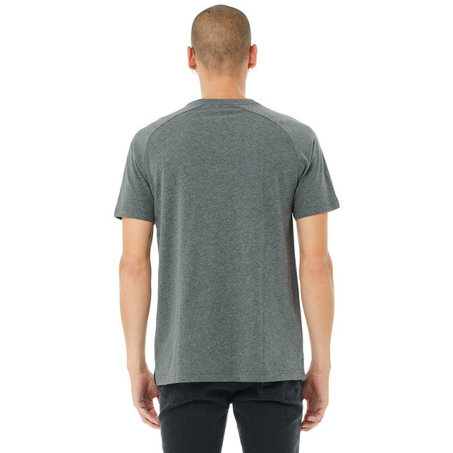 Bella + Canvas 3201 Mens Heather CVC Raglan T-Shirt