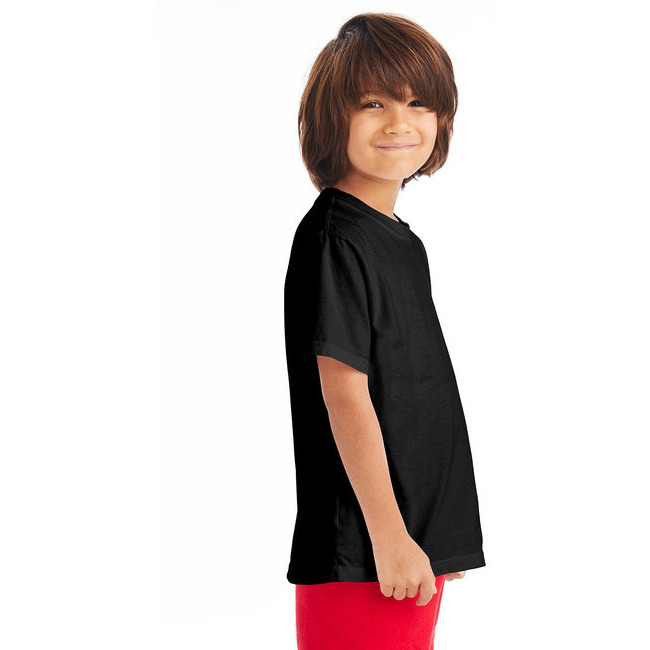 Youth garment-Dyed T-Shirt - BLAcK - XS(D0102H7DX6J)