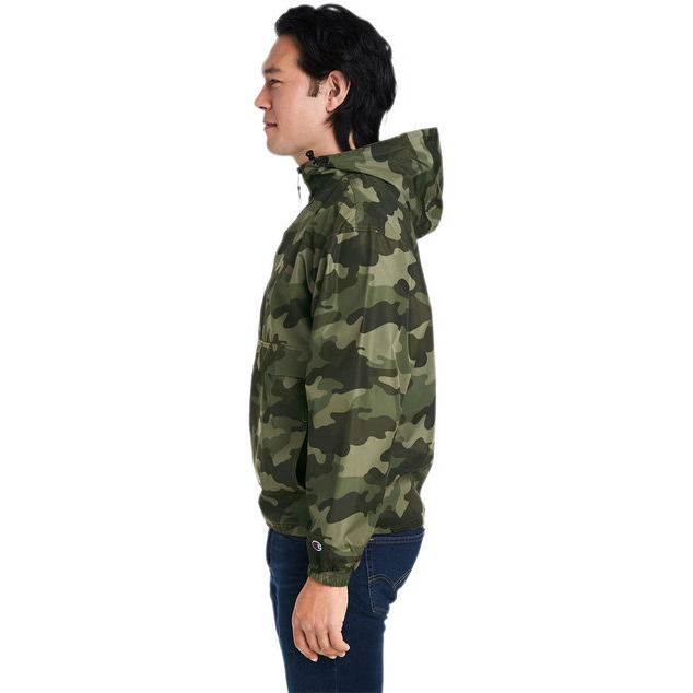 Adult Packable Anorak 14 Zip Jacket - BLAcK - S(D0102H7Y3H2)