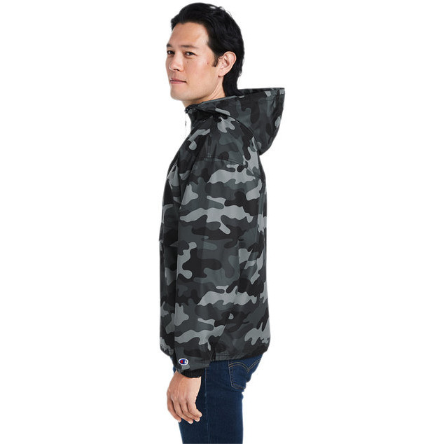 Adult Packable Anorak 14 Zip Jacket - BLAcK - S(D0102H7Y3XJ)