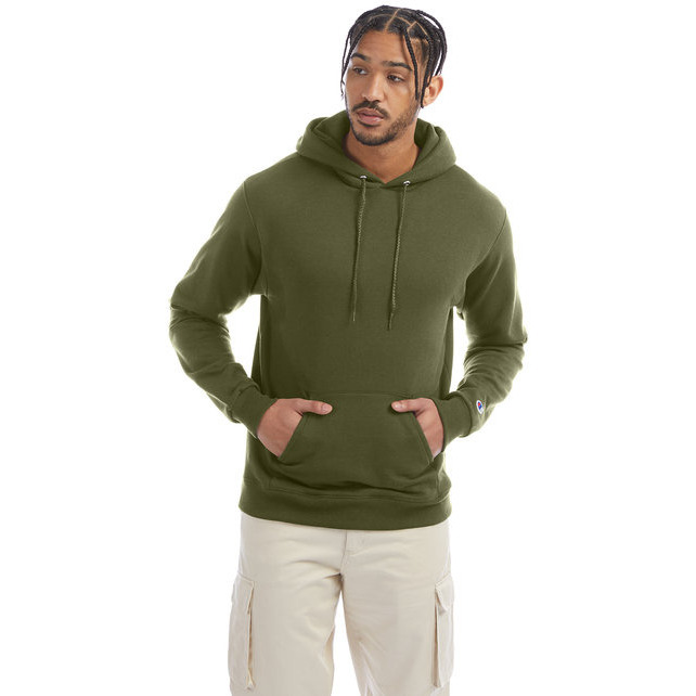Adult Powerblend Pullover Hooded Sweatshirt - ROYAL BLUE HTHR - S(D0102H7YN3J)