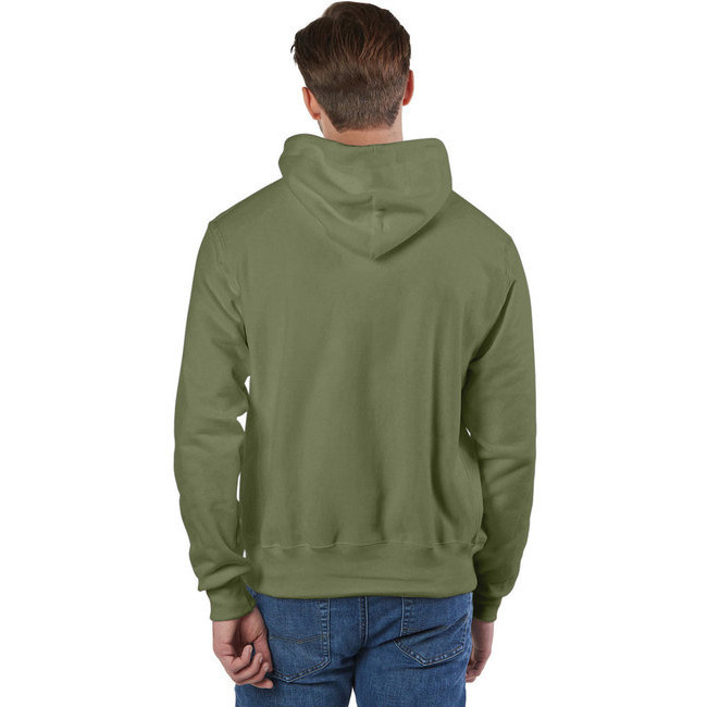 Reverse Weave Pullover Hooded Sweatshirt - OXFORD gRAY - M(D0102H7Y84X)