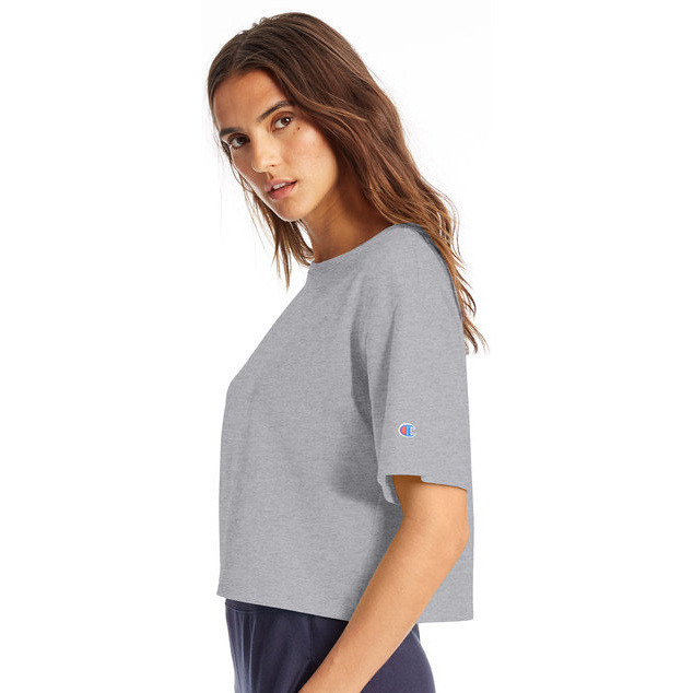 Ladies cropped Heritage T-Shirt - BLAcK - XS(D0102H7D9M6)