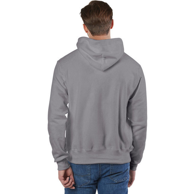 Reverse Weave Pullover Hooded Sweatshirt - OXFORD gRAY - M(D0102H7YWRP)