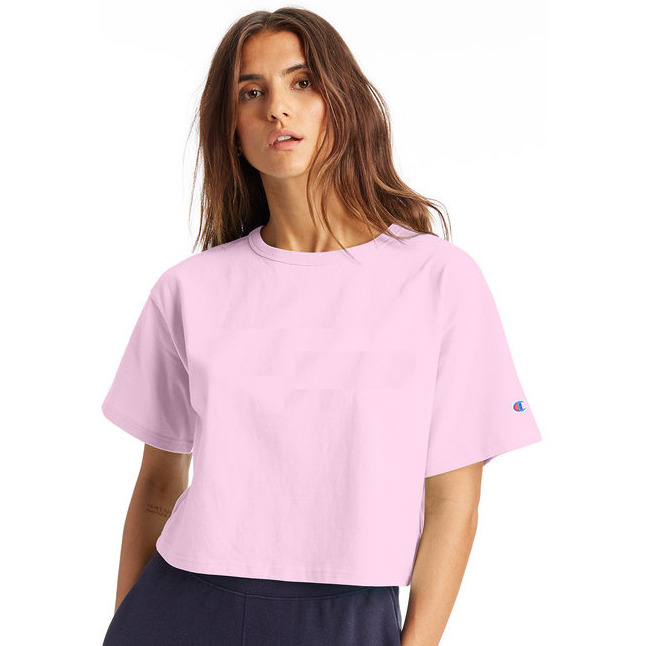 Ladies cropped Heritage T-Shirt - BLAcK - XS(D0102H7D9DJ)