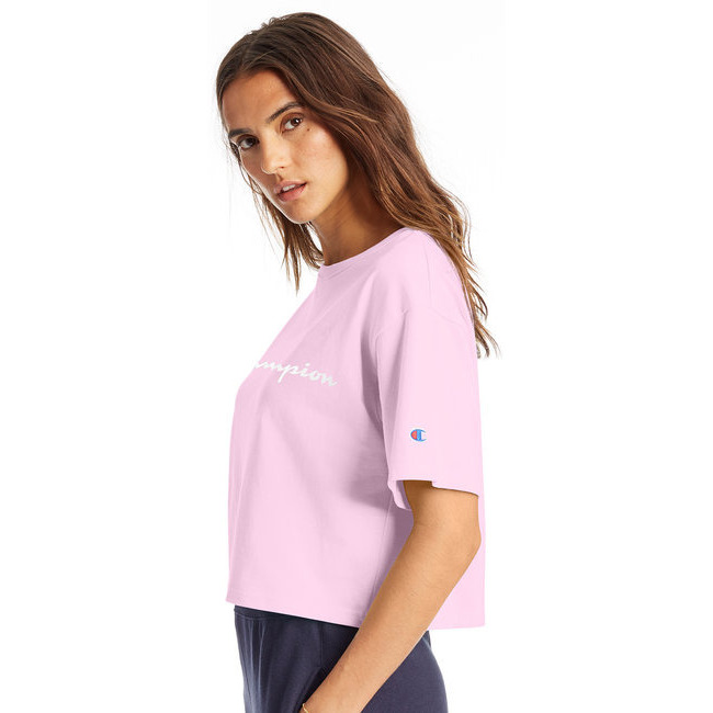 Ladies cropped Heritage T-Shirt - BLAcK - XS(D0102H7D9DJ)