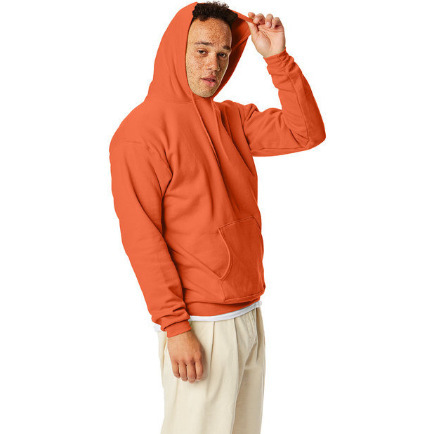 Unisex Ecosmart 5050 Pullover Hooded Sweatshirt - WHITE - S(D0102H7D7Z2)