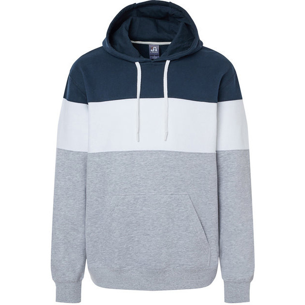 J America 8644JA Mens Varsity Pullover Hooded Sweatshirt