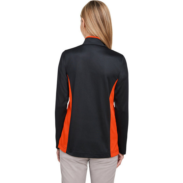 Ladies Flash Snag Protection Plus IL colorblock Quarter-Zip - BLAcK SUNRY YLW - XS(D0102H78RH2)