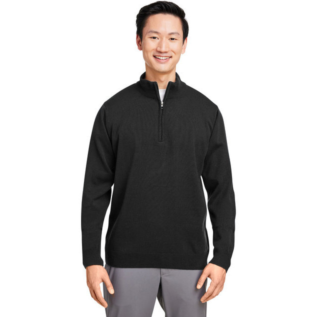 Unisex PilblocQuarter-Zip Sweater - BLAcK - XS(D0102H78EBT)