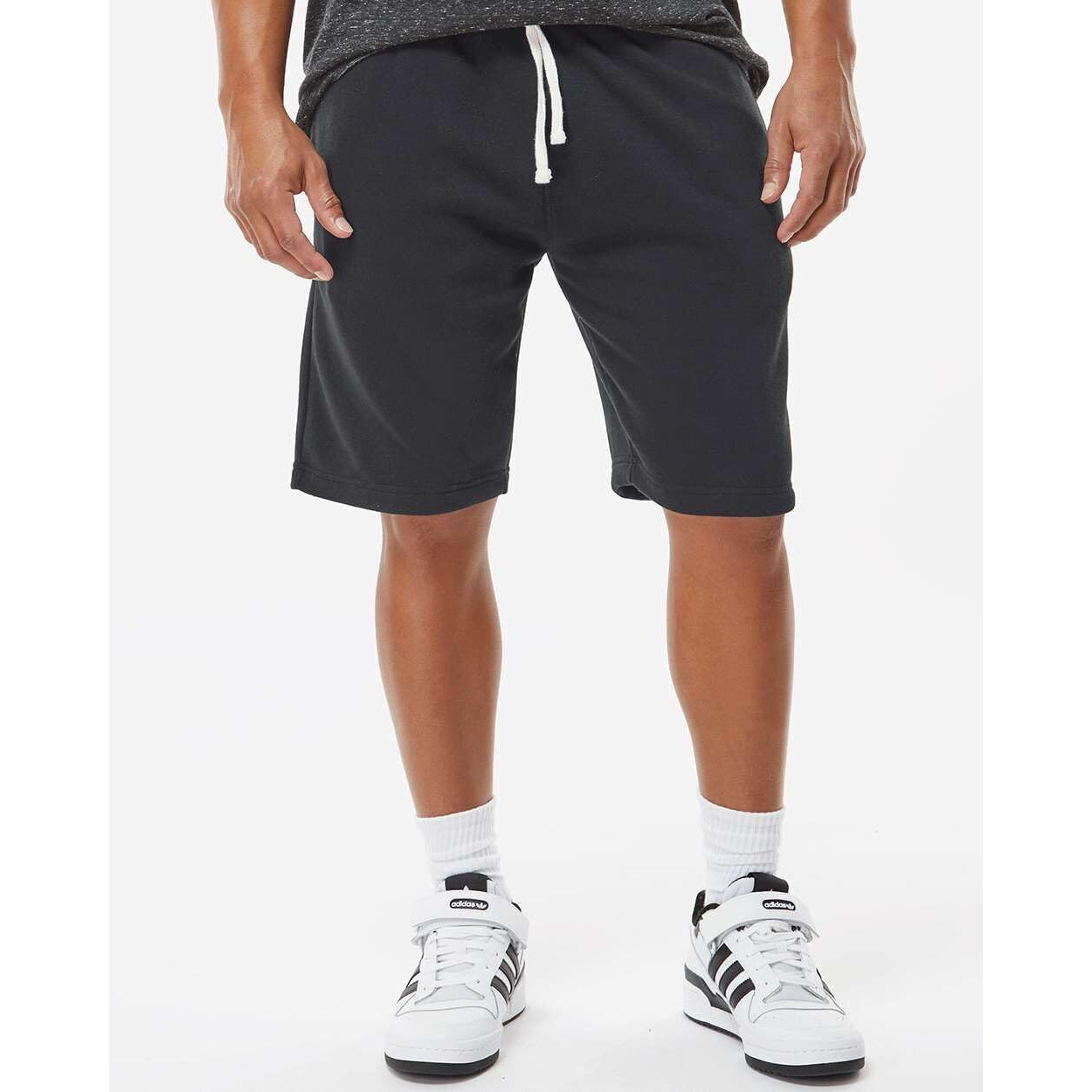 J America 8855JA Unisex Triblend Fleece Short