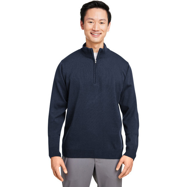 Unisex PilblocQuarter-Zip Sweater - BLAcK - XS(D0102H78EDX)