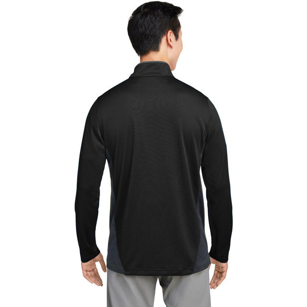 Mens Flash Snag Protection Plus IL colorblock Quarter-Zip - BLAcK SUNRY YLW - S(D0102H78I58)