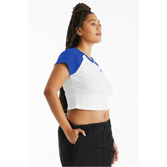 Bella + Canvas 1201 Ladies Micro Ribbed Raglan Baby Tee