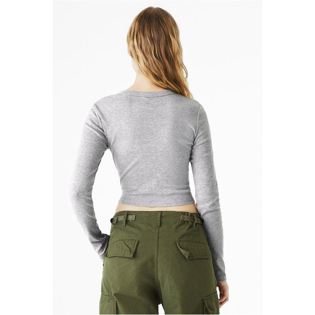 Bella + Canvas 1501BE Ladies Micro Ribbed Long Sleeve Baby Tee