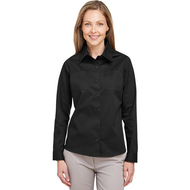 Ladies Advantage IL Long-Sleeve Workshirt - BLAcK - XS(D0102H78XUP)