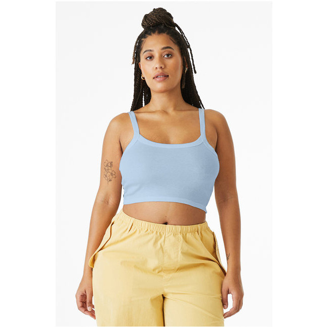 Bella + Canvas 1012BE Ladies Micro Ribbed Scoop Tank