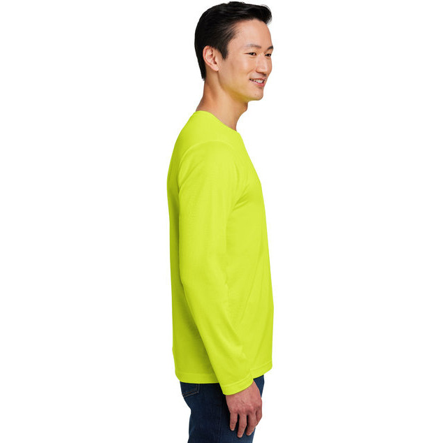 Unisex charge Snag and Soil Protect Long-Sleeve T-Shirt - SAFETY YELLOW - 5XL(D0102H78IFJ)