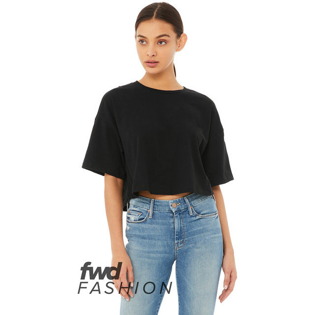 Bella + Canvas 6482 FWD Fashion Ladies Jersey Cropped T-Shirt