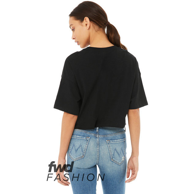 Bella + Canvas 6482 FWD Fashion Ladies Jersey Cropped T-Shirt