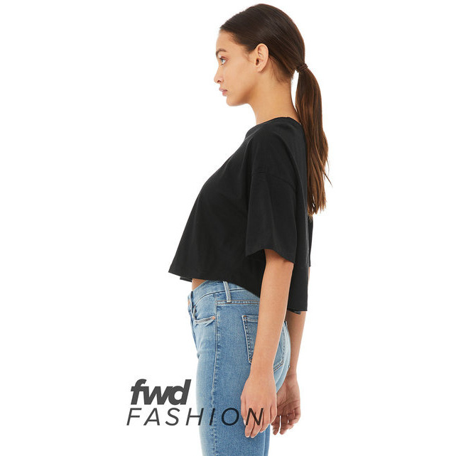 Bella + Canvas 6482 FWD Fashion Ladies Jersey Cropped T-Shirt