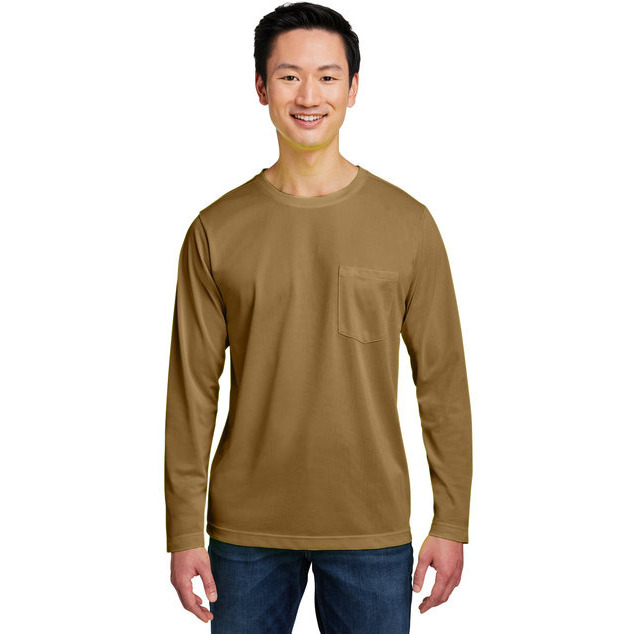 Unisex charge Snag and Soil Protect Long-Sleeve T-Shirt - SAFETY YELLOW - 5XL(D0102H7829X)