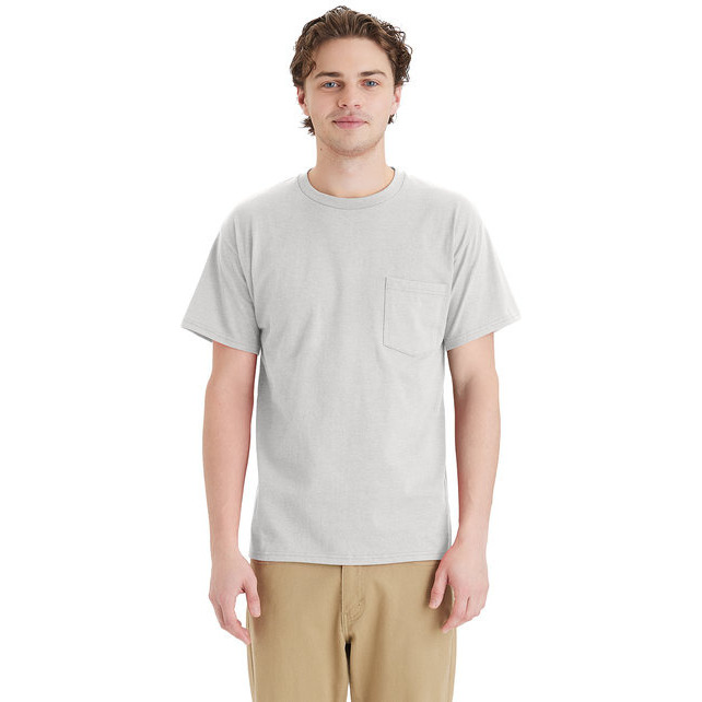 Hanes 5290P Unisex Essential Pocket T-Shirt