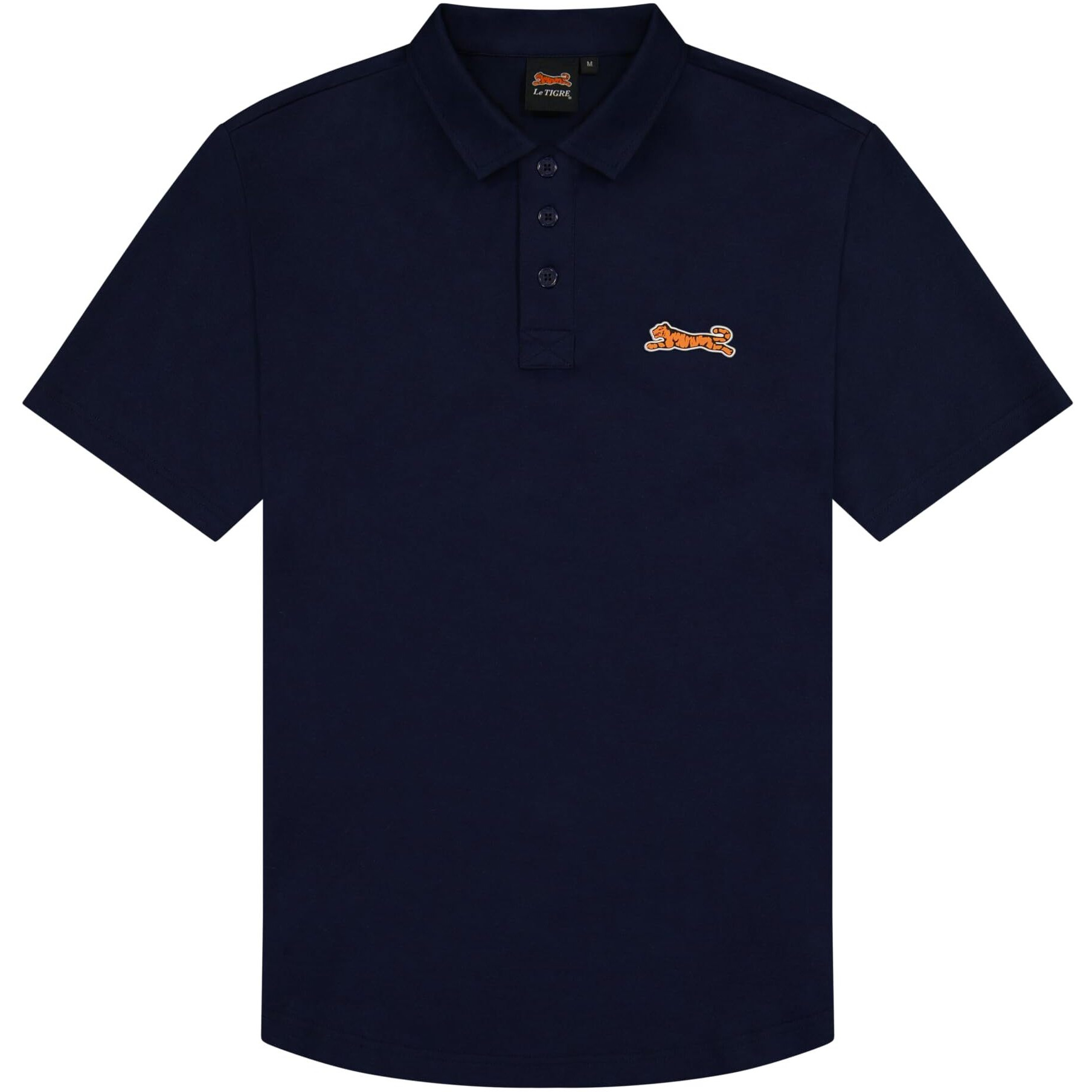 Classic Cotton Polo Shirt - Navy by Le Tigre for Men - 1 Pc Shirt (M)