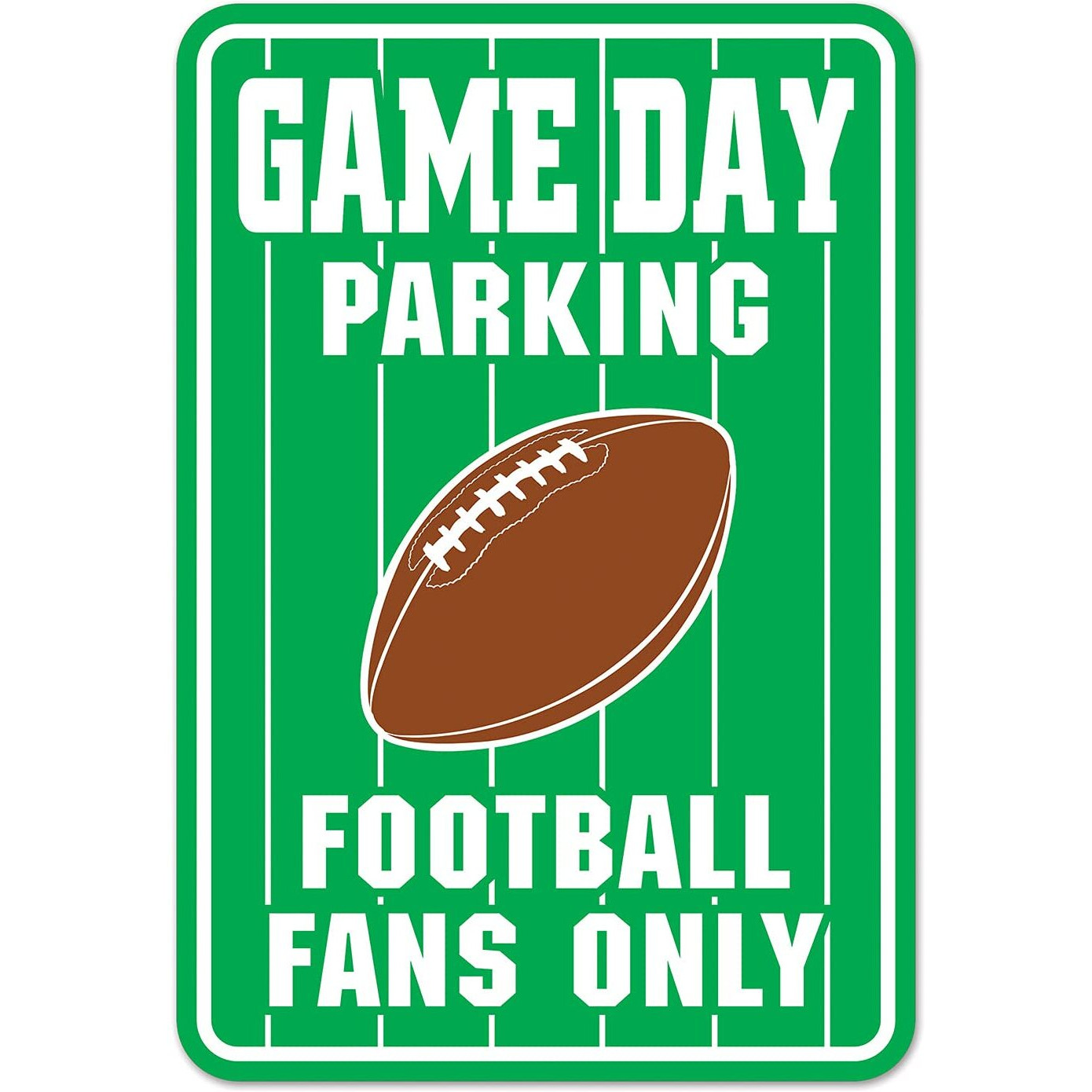 Game Day Parking Sign