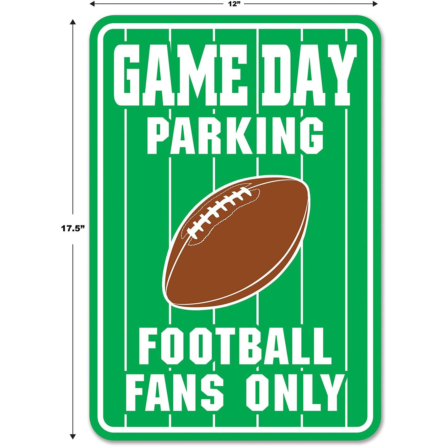 Game Day Parking Sign