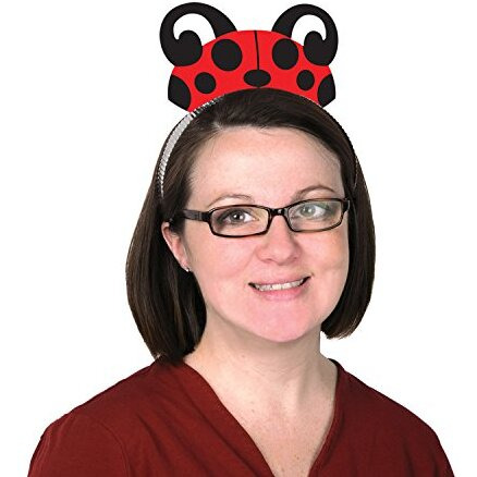 Printed Ladybug Tiaras