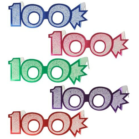 100  Glittered Foil Eyeglasses