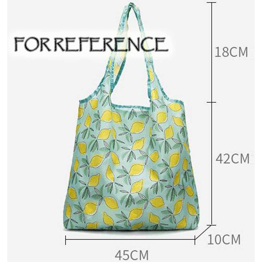 Watermelon - 3 Pieces Reusable Grocery Bags Foldable Boutique Shopping Bags Portable Merchandise Tote Bags