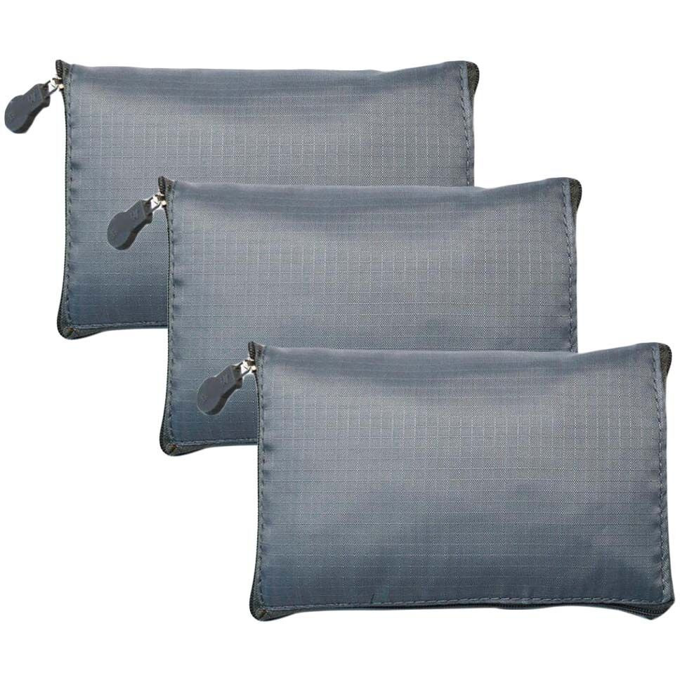 Grey - 3 Pieces Reusable Grocery Bags Portable Boutique Shopping Bags Foldable Tote Bags for Grocery Shopping
