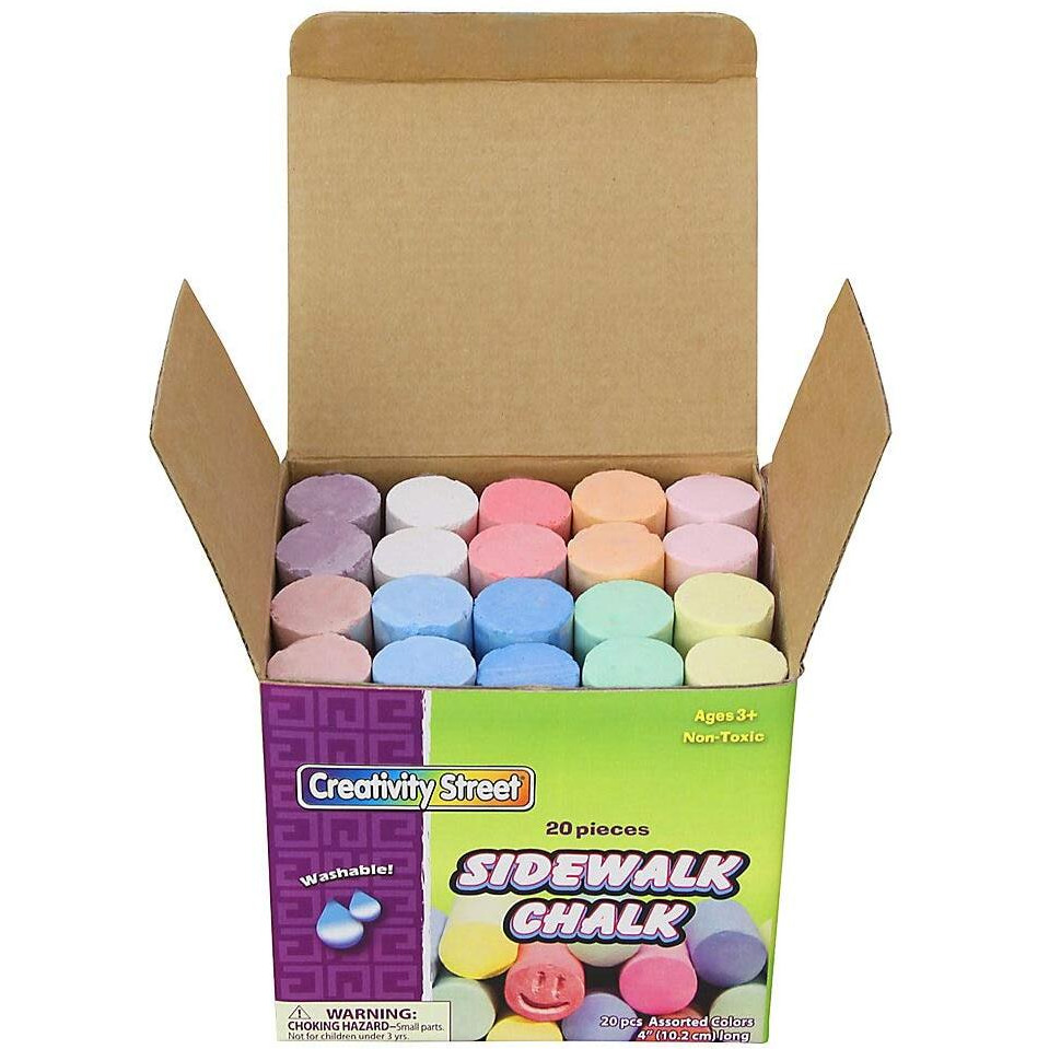 SIDEWALK CHALK 20 PIECES