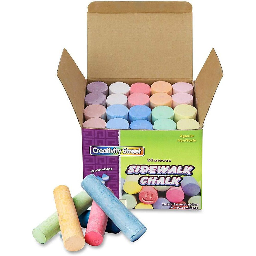 SIDEWALK CHALK 20 PIECES