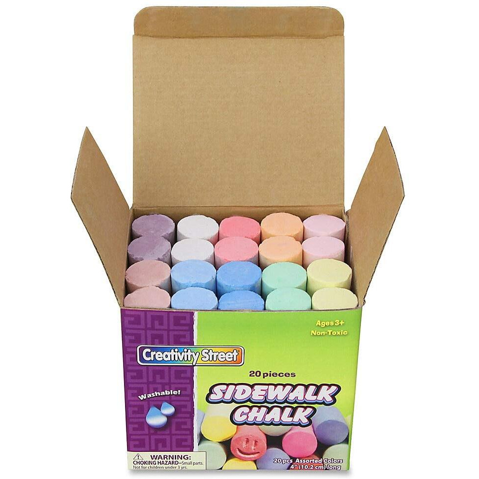 SIDEWALK CHALK 20 PIECES