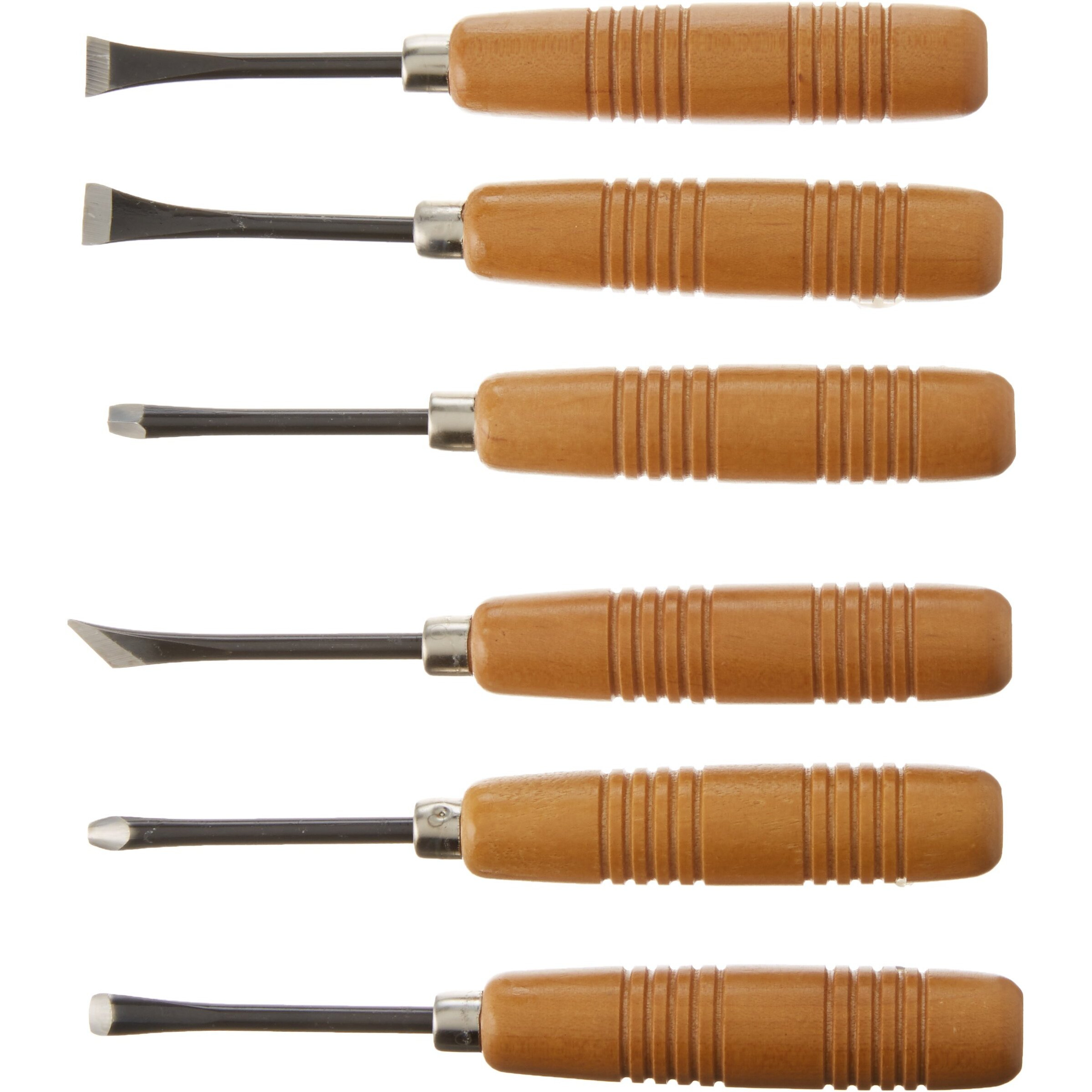 WOOD CARVING 6PC SET (Pack of 1)