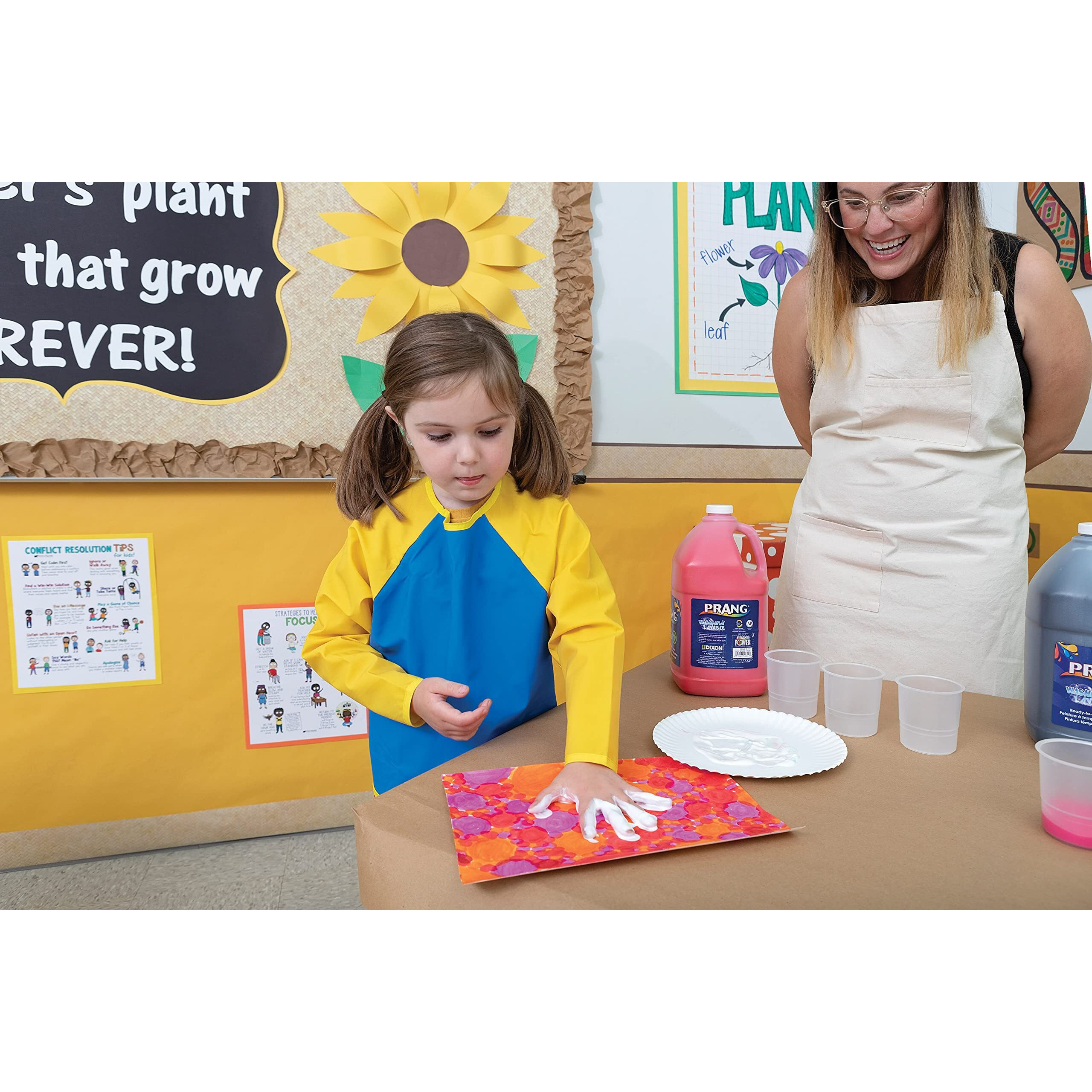 Prang Washable Paint - 1 gal - 1 Each - Magenta