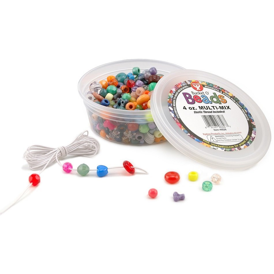 BUCKET O BEADS 4OZ MULTI-MIX