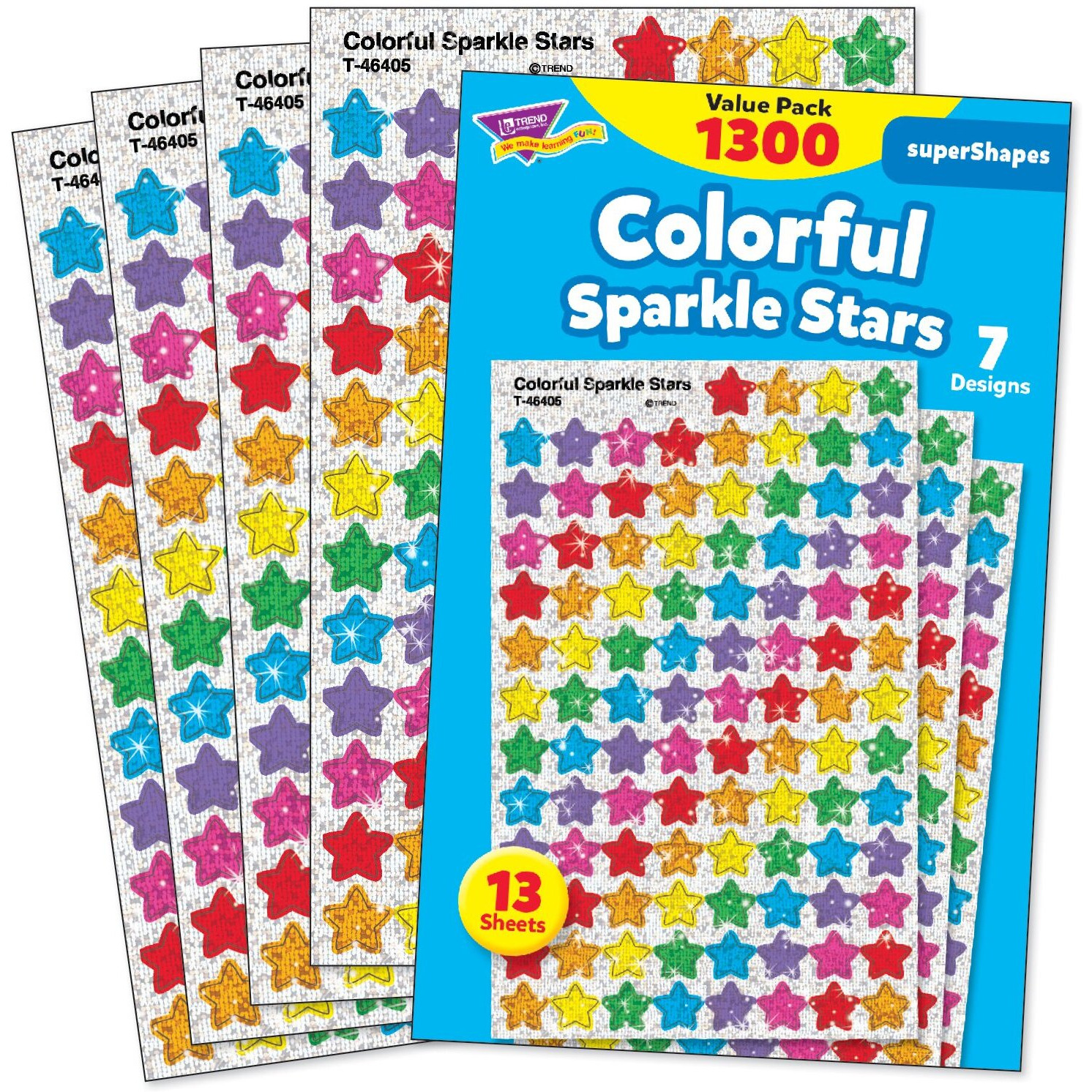 SUPERSHAPES VARIETY 1300PK COLORFUL