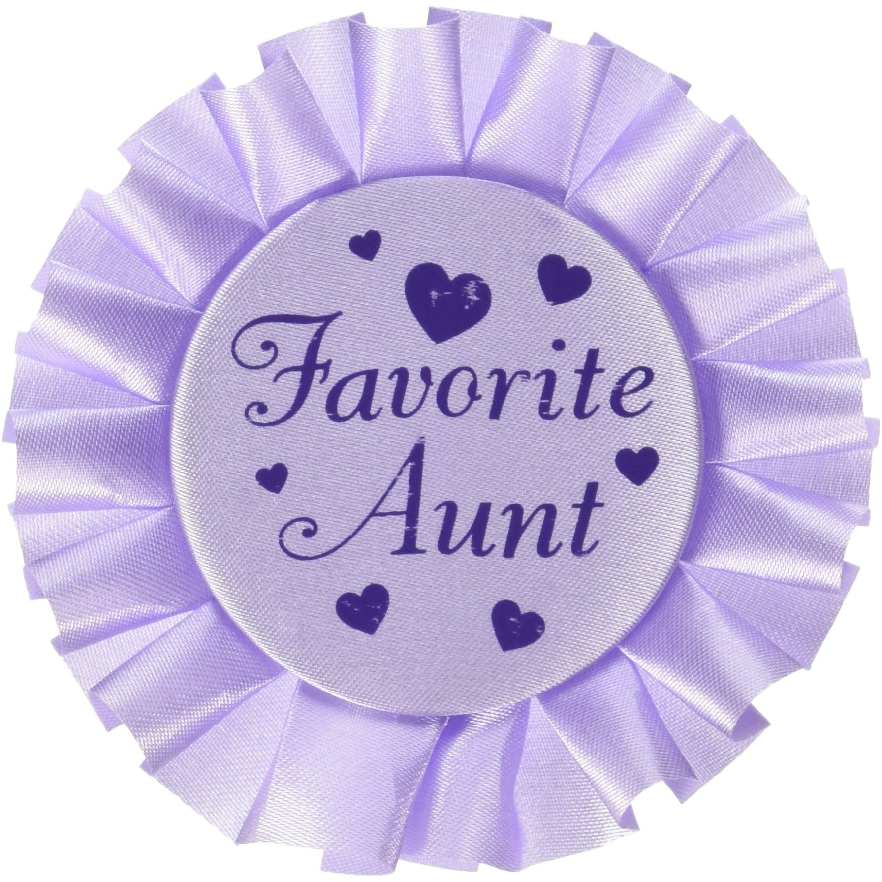 Favorite Aunt Satin Button