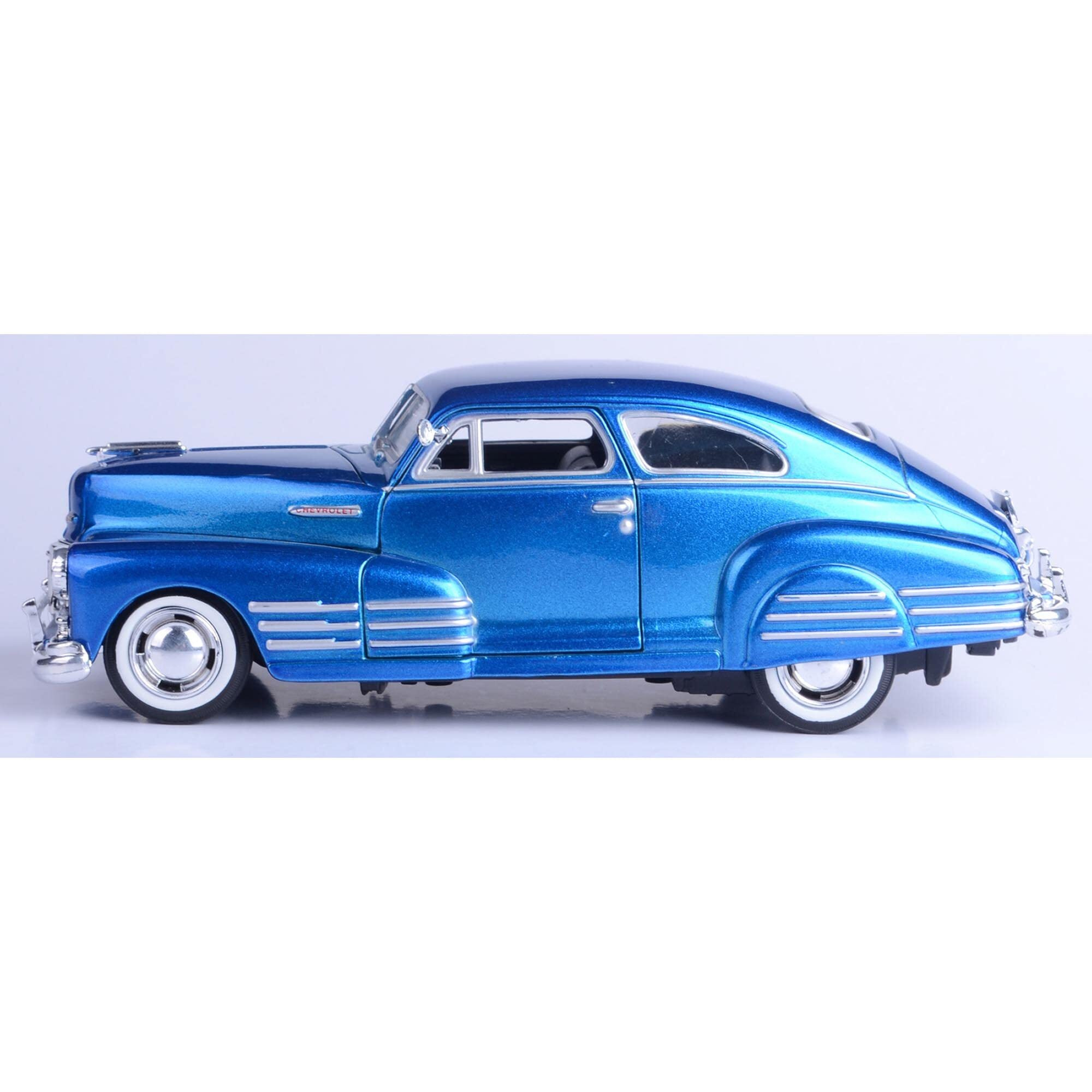 1948 Chevy Aerosedan Fleetline Metallic Dark Red 1/24 Diecast Model Car by Motormax
