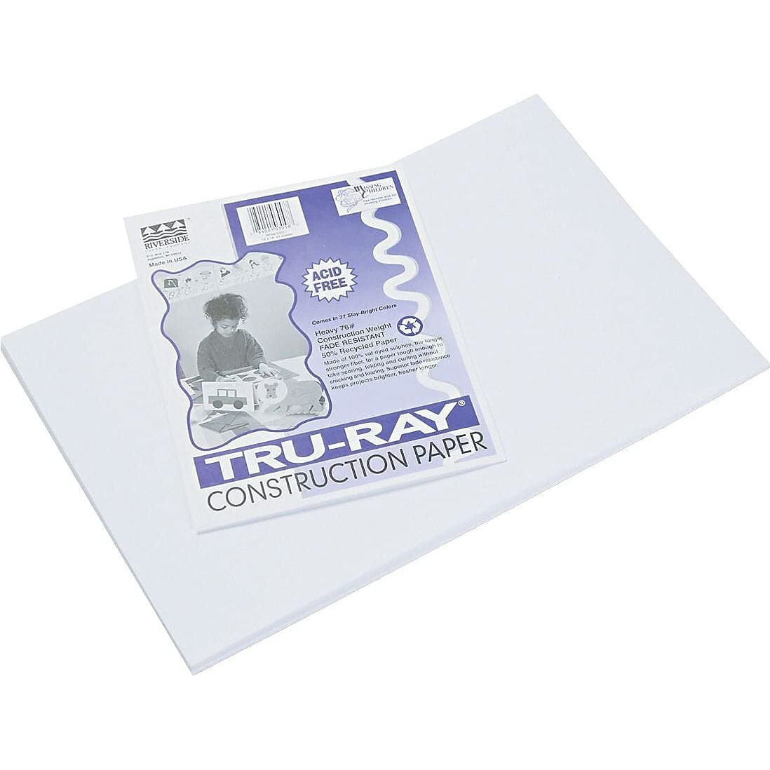 TRU RAY 12 X 18 WHITE 50 SHT