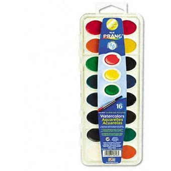 16 WASHABLE WATER COLOR SET W/BRUSH