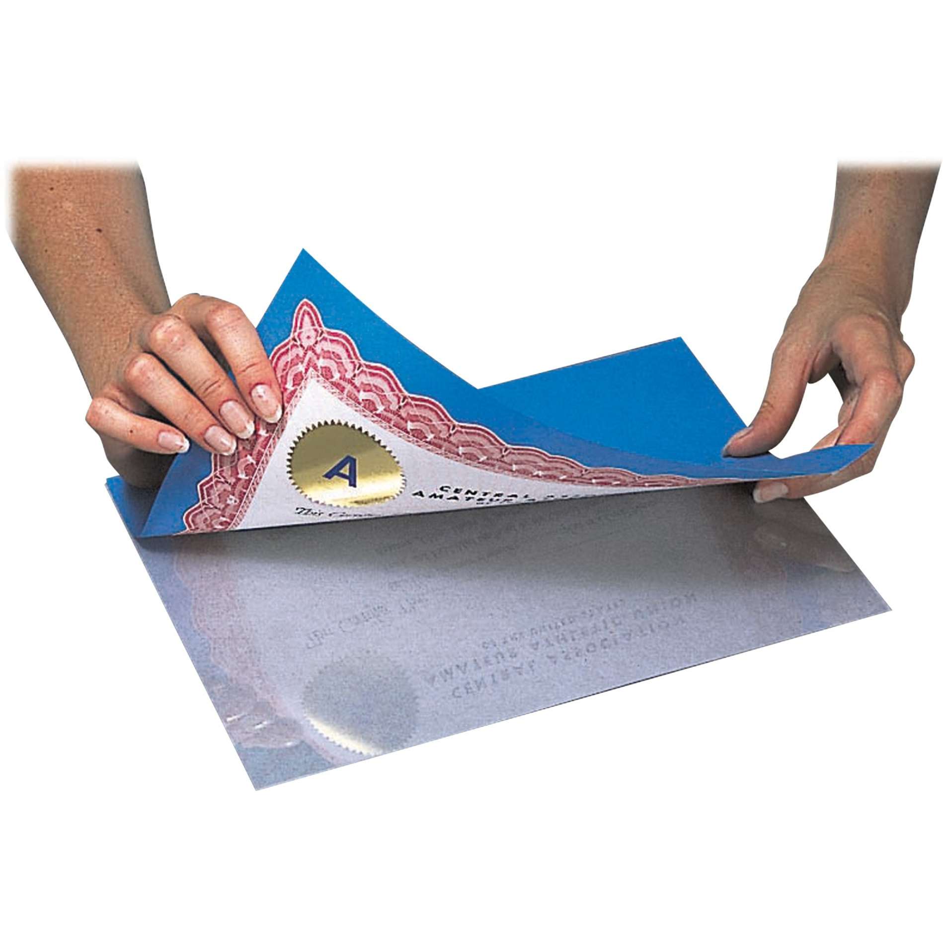 Heavyweight Cleer Adheer Laminating Sheets, Non-glare, 9 x 12, 50/BX, 65004