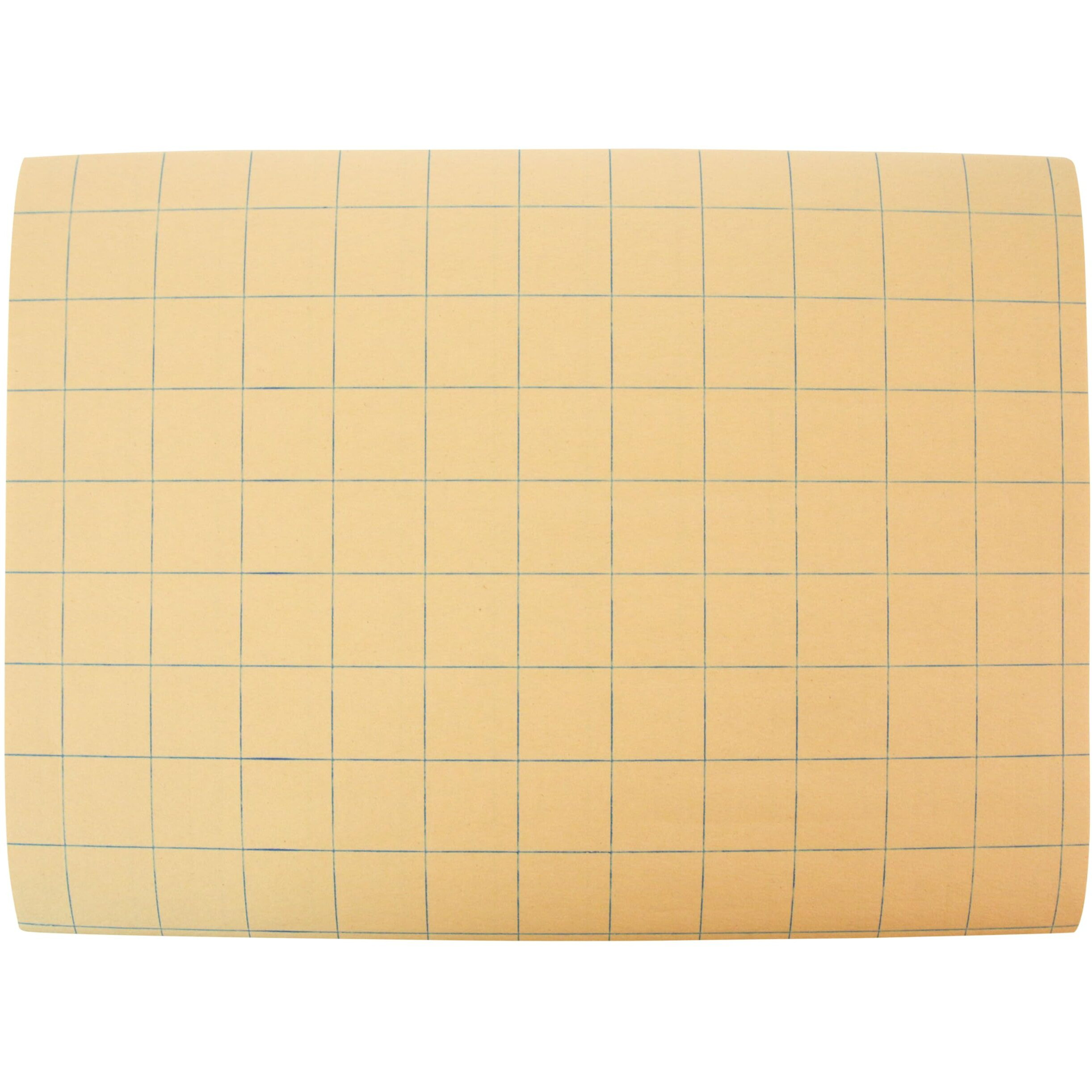 School Smart Cross-Section Ruled Drawing Paper, 50 lb, 9 X 12 in, 1 in Ruled, Manila, Pack of 500