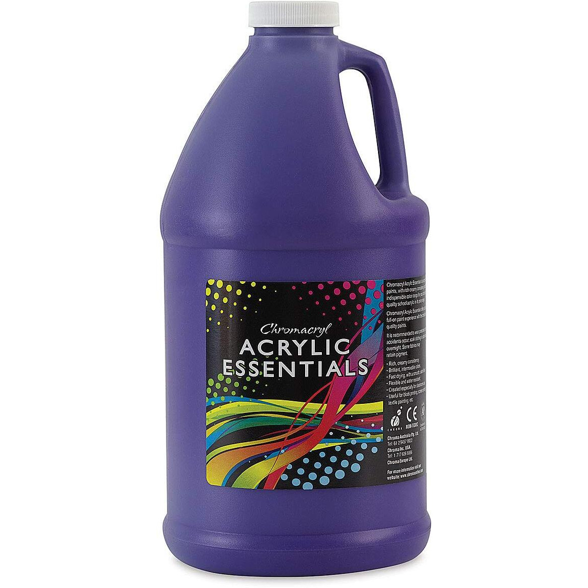 Chroma Acrylic Essential, 0.5 gal Jug, Purple
